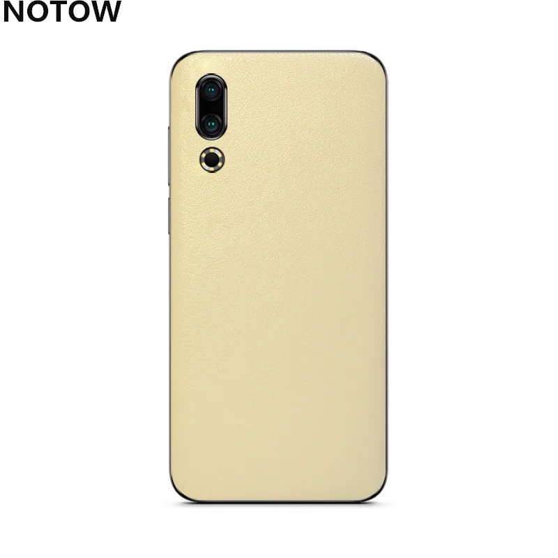 cases for meizu belt NOTOW Fashion leather PVC Sticker Wrap Skin Mobile Back Paste Protective Film case for meizu 16s/16XS/16th/16x/16thPlus Cases For Meizu Cases For Meizu