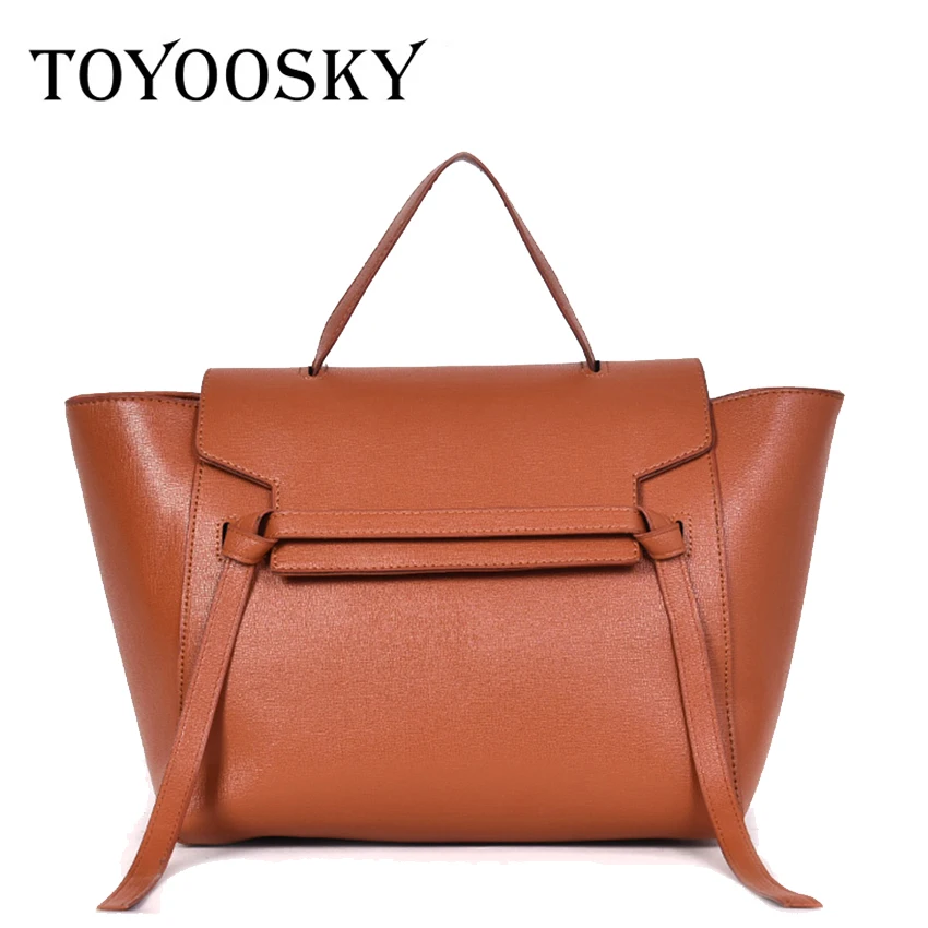 

TOYOOSKY Bolsos Mujer 2018 Trapeze Tote Bag Luxury Brand Pu Leather Women Handbag Shoulder Bag Famous Designer Crossbody Bags