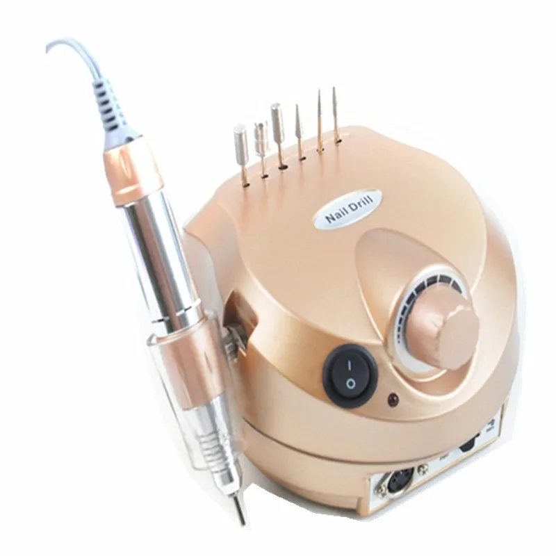 

Electric nail drill new version of silicone anti-burning cover handle nail machine trowel tool set electric nail file 35000 rpm