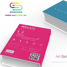 Musicbook style Speaker HIFI Wireless Bluetooth Portable Speaker PowerBank Rechargeable Landspeakers Support NFC TF Card