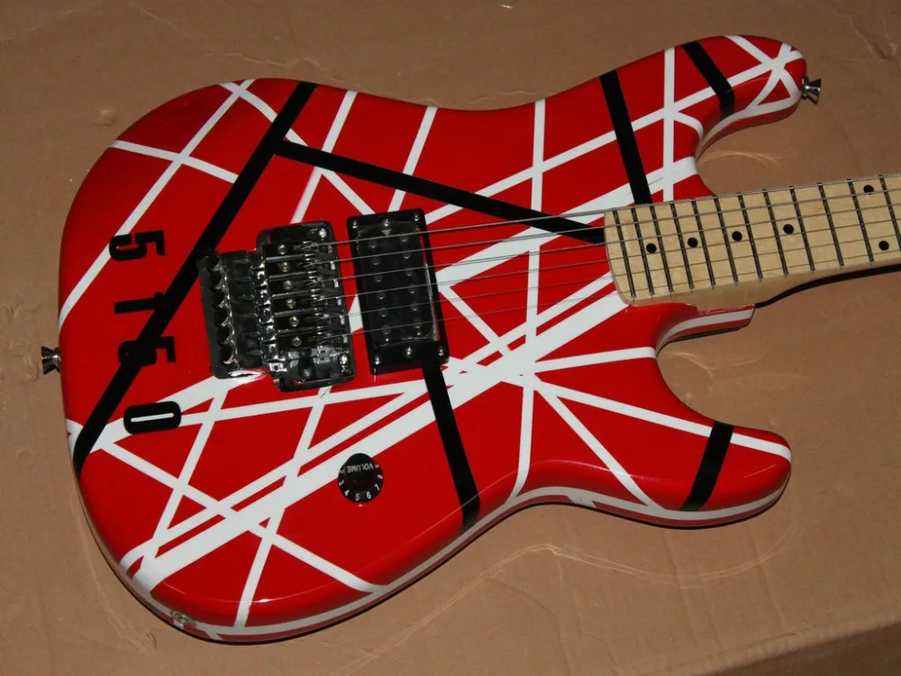 brand new Kramer 5150 electric guitar free shipping red and white dot