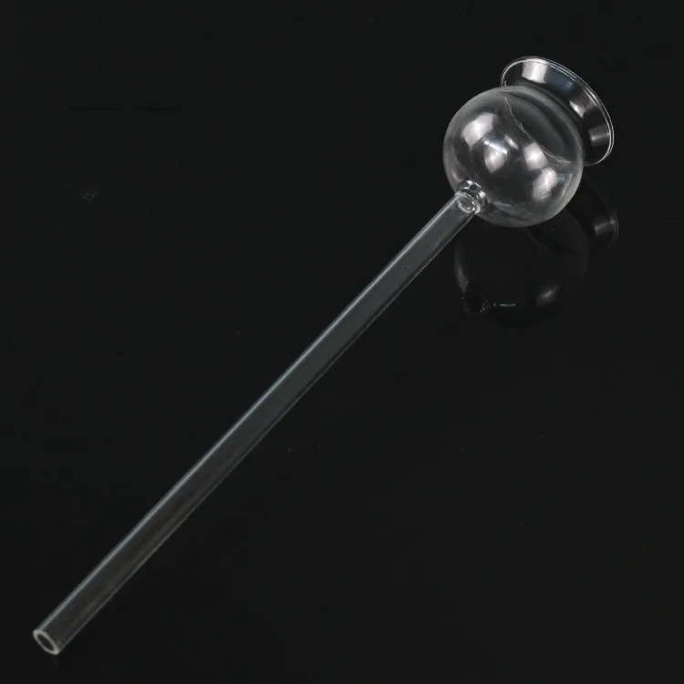 2pcs Funnel Straight Long Neck Funnel Funnel Glass Chemical Teaching