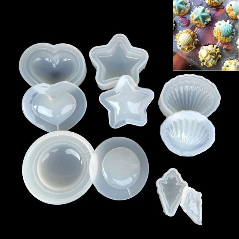 DIY Clear Silicone Mold Making Jewelry Pendant Water Injection Hollow