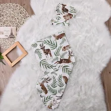 Organic Cotton Swaddle Blanket Newborn Baby Kids Wrap Sleeping Bags Sleepsack
