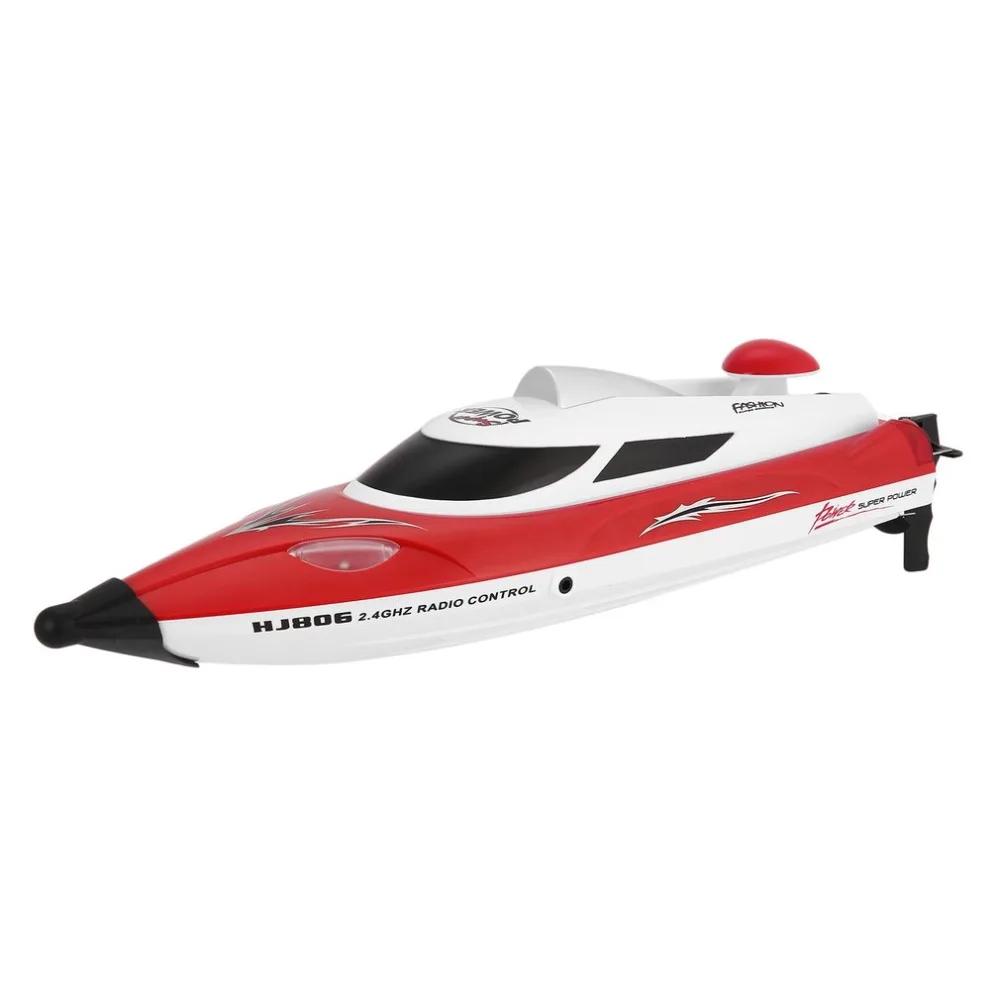 

HONGXUNJIE HJ806 47cm 2.4G RC 30km/h High Speed Racing Boat Water Cooling System Flipped Omni-directional Voltage Prompt