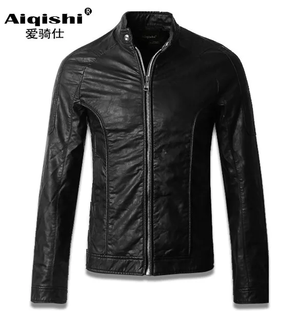 Free shipping spring autumn font b leather b font clothing font b men s b font