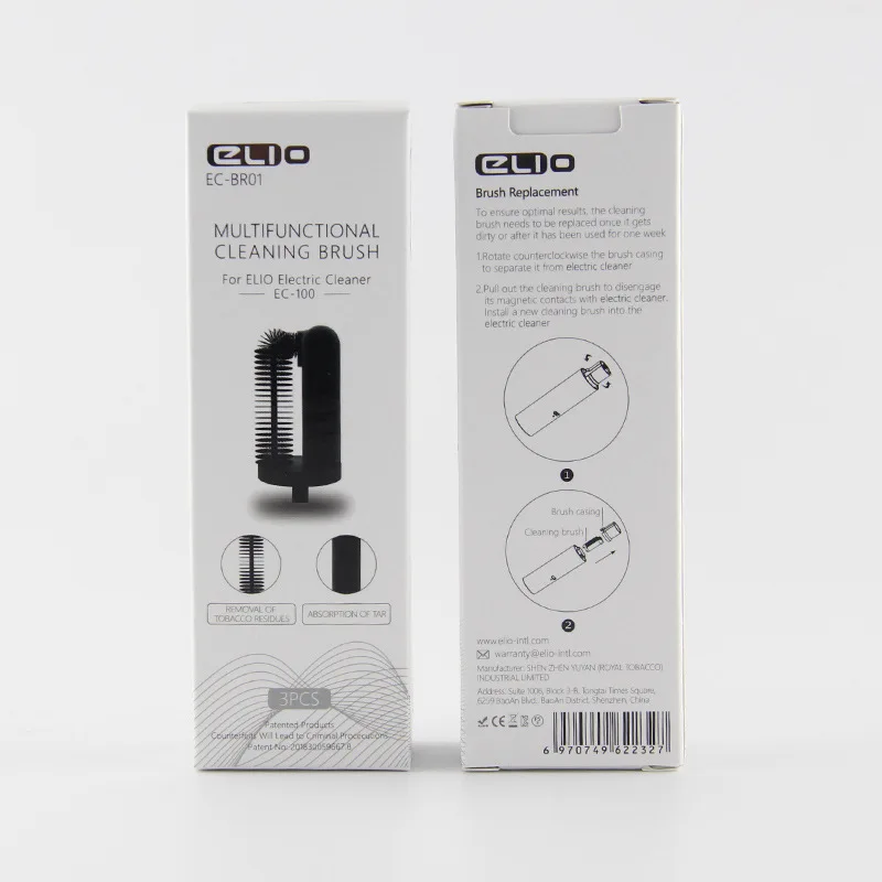 

cleaning brush head elio ec100 electric cleaner special brush head three automatic cleaning for iqos3.0