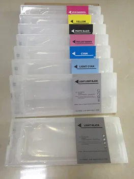 

350ml Refillable ink cartridge for Epson 7800/9800 large format printer refill ink cartridge