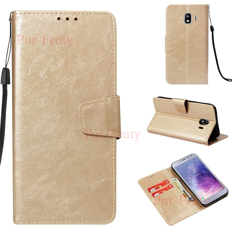 

Case For Samsung Galaxy J4 2018 J400 J400F J400F/DS Cover Leather Phone Case For Samsung J 4 2018 SM-J400F SM-J400F/DS case Filp