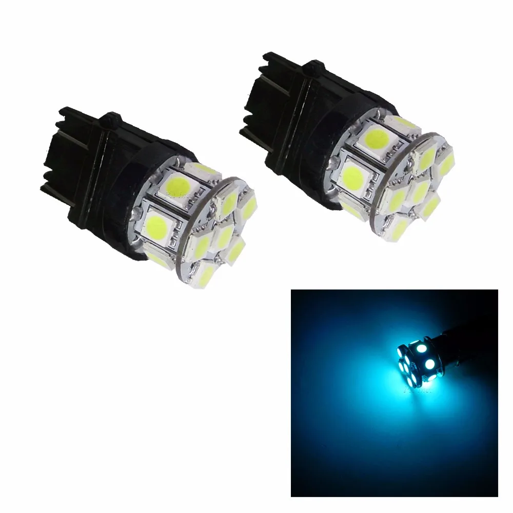 

PA LED 4PCS x 3157 13SMD 5050 ICE BLUE LED Auto Back Car High Mount Brake Light 12V