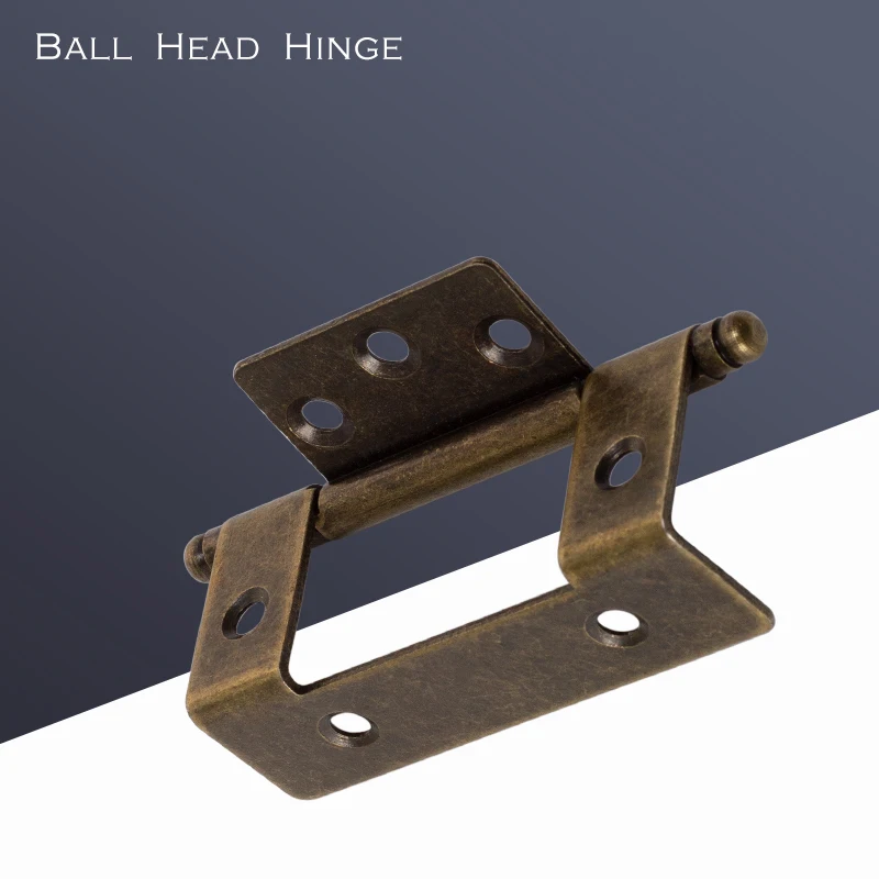 

95 degree open Heavy Duty Antique Bronze color iron Furniture Hinge with free screws