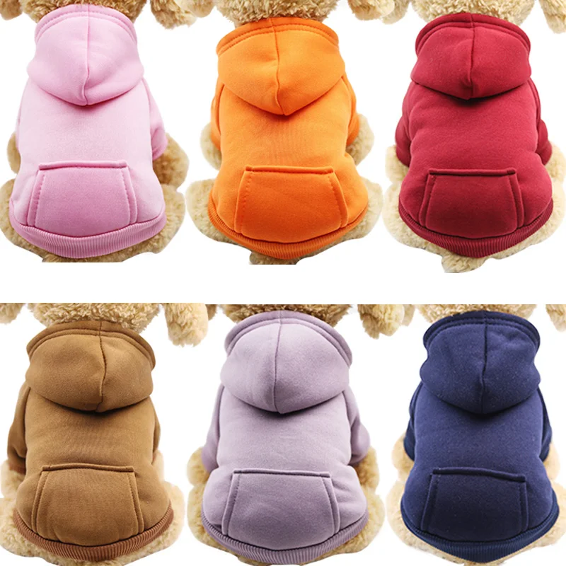 

Autumn Winter Pet Dog Clothes Cotton Puppy Dog Clothes For Dogs Hoodie XS-2XL Pets Coats Pets Products Ropa Perro French Bulldog