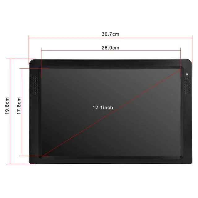 LEADSTAR DVB 12.1 Inches Rechargeable Protable Digital Television Player TFT-LED Screen