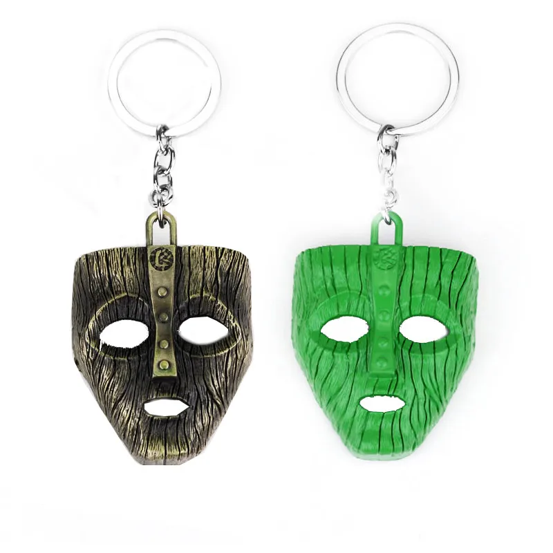

Movie The Mask Pendants Key Chain Key ring Man Boys Hip Hop pendants Keychain chaveiro