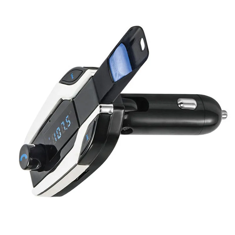 JaJaBor автомобильный комплект громкой связи AUX аудио Bluetooth fm-передатчик Поддержка TF карты/U диск MP3 музыкальный плеер 5 в 2.1A USB Автомобильное зарядное устройство