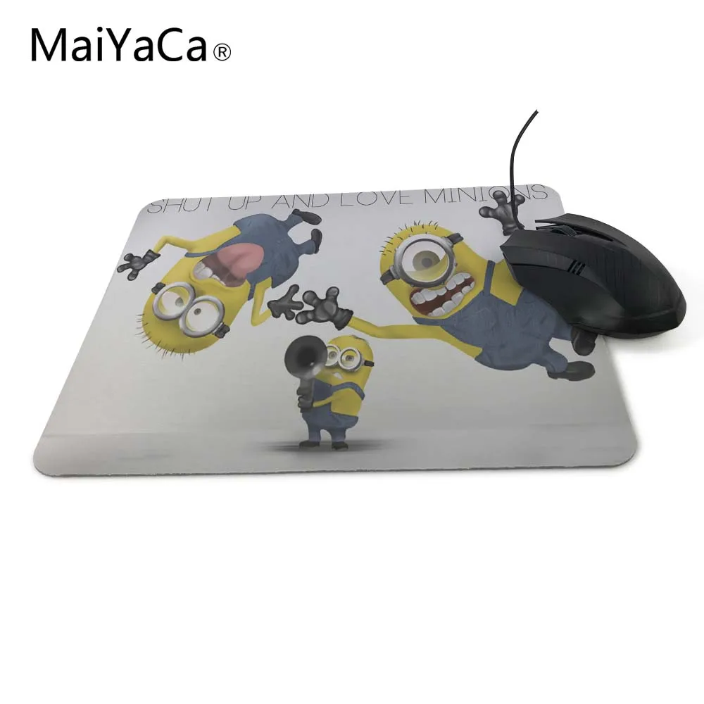 Minions me компьютерный коврик для мыши Decorar Sua Mesa Нескользящий Резиновый коврик 220 мм X 180 мм X 2 мм& 250 мм x 290 мм x 2 мм