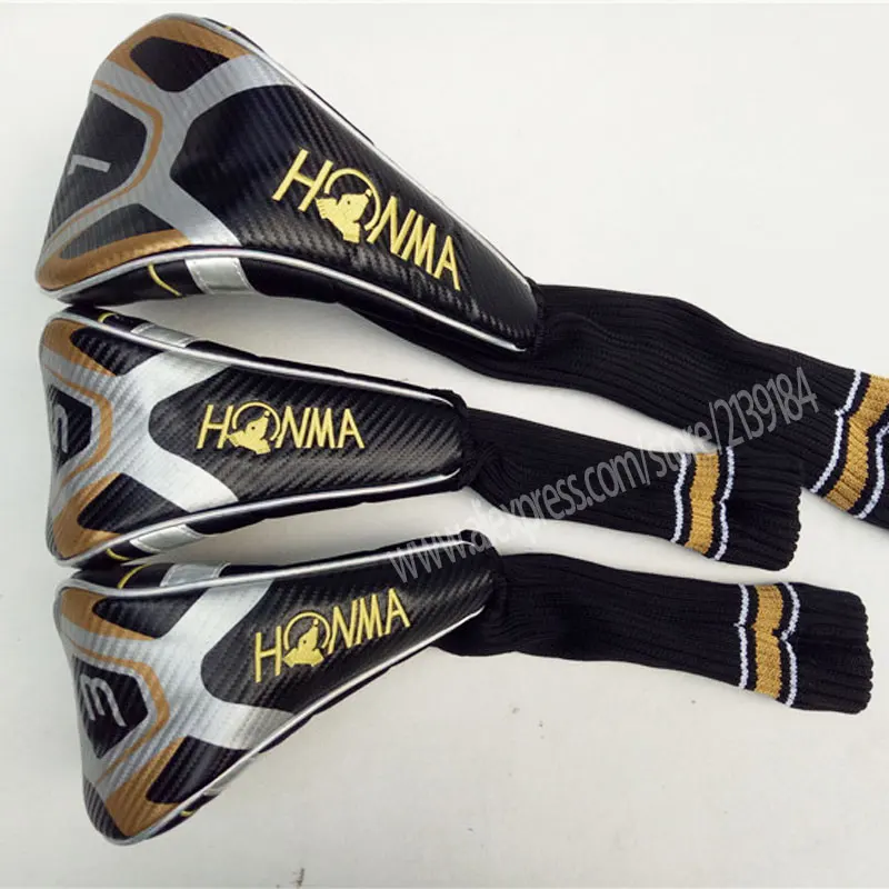 أداة لعب الجولف غطاء رأس هونما الجولف وودز غطاء PU الغولف غطاء الرأس الغبار يغطي أداة لعب الجولف غطاء رأس هونما الجولف وودز غطاء PU الغولف غطاء الرأس الغبار يغطي