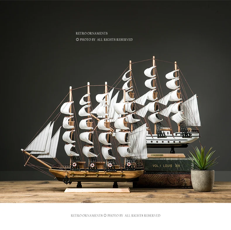 Миниатюрный деревянный матросский пиратский парусник капитан корабль модель Морской Декор Аксессуары современное искусство офис Домашний Декор сувениры