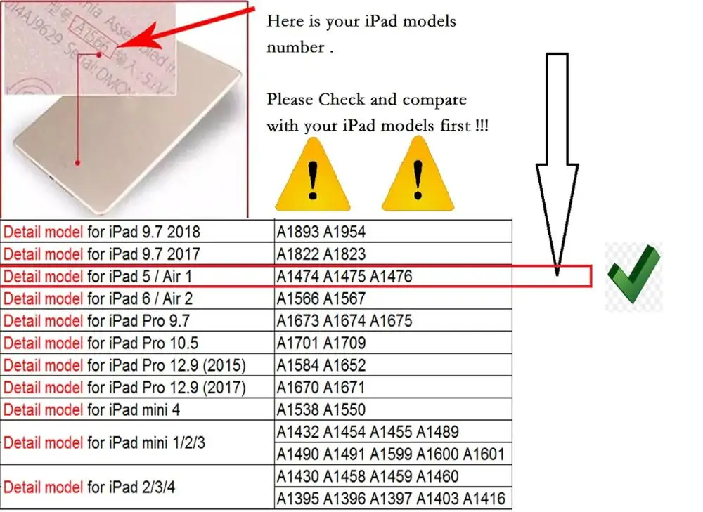 Мягкий прозрачный чехол для планшета iPad Air 1 Прозрачный бампер из ТПУ 9 7 дюйма A1474