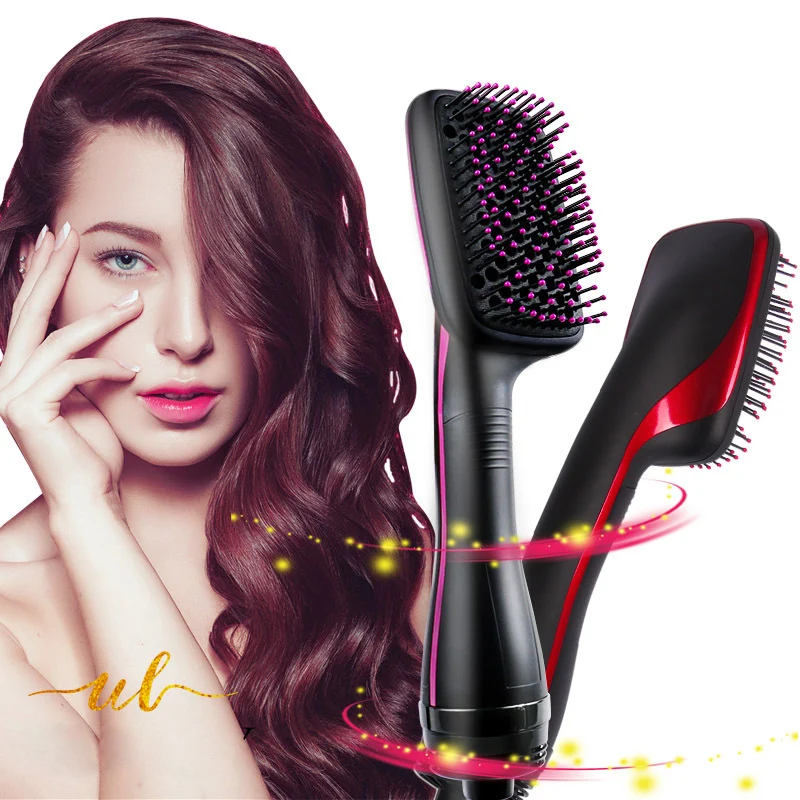 Hair Dryer Straight Hair Comb Electric Hair Brush Hair Straightener Anion Ion Hairdryer 1000W