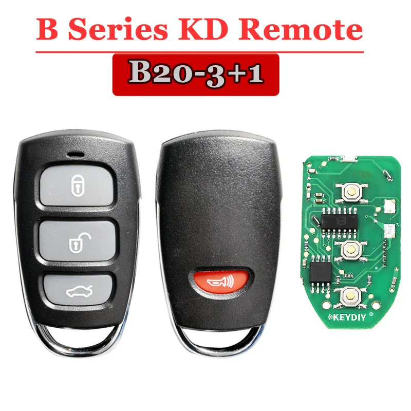 

(1pcs/lot ) B20-4button remote key FOR keydiy kd machine kd900 urg200 kdbox mini kd