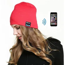 Top Fashion High Quality Warm Beanie Hat Wireless Bluetooth Smart Cap Headphone Headset Speaker Mic Free Shipping