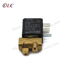 JYZ-3M нормально закрытый N.C 2/2 способ прямого действия AC 230V G1/8' латунь Паровая воздушная вода 2 положения Соленоидный клапан кофеварки
