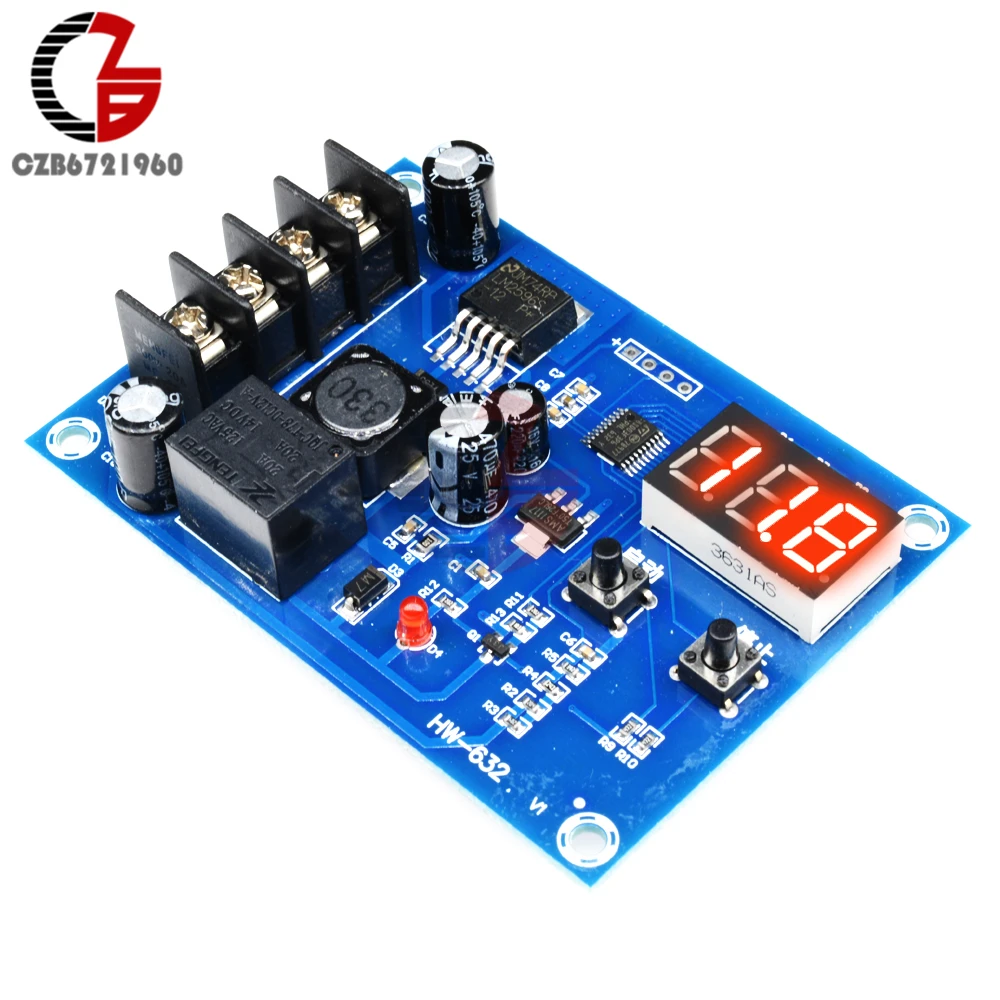 XH-M603 светодиодный цифровой контроль зарядки аккумулятора защита Borad DC 12 В хранение литиевая батарея зарядное устройство управление переключатель вольтметр