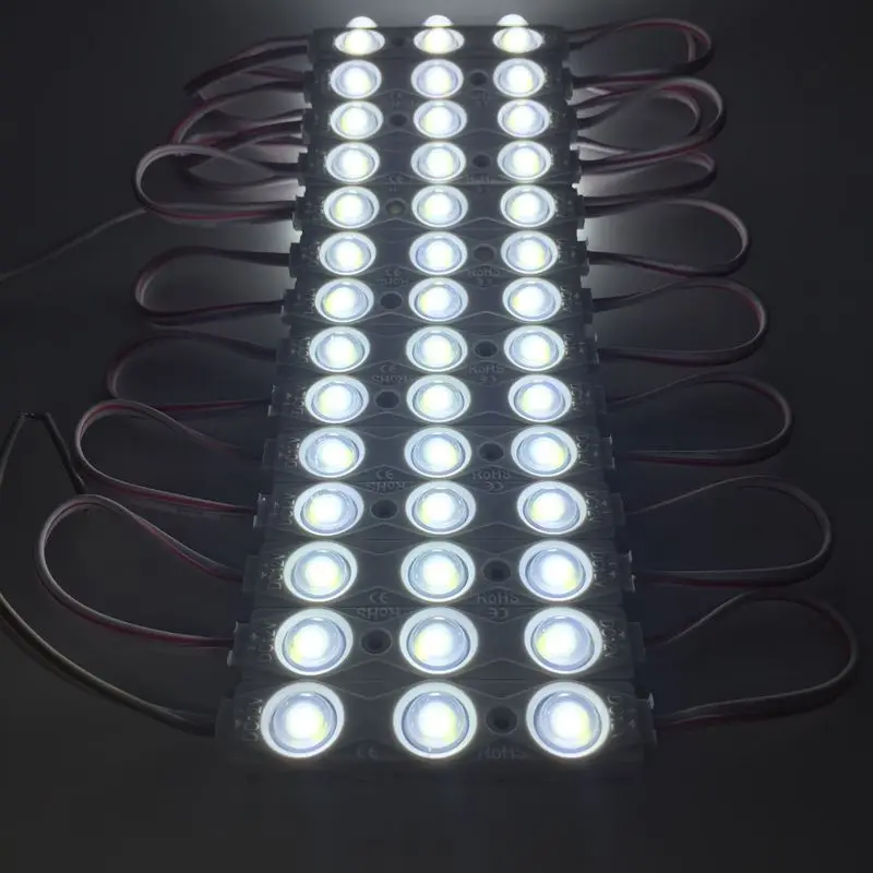 Чистый белый DC12V SMD 2835 модуль литья под давлением высокая мощность 3 светодиода 1 8