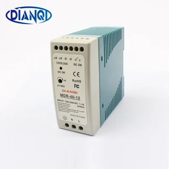 

High quality din rail power supply switch MDR-40-12 40W 12V output DIANQI Switching