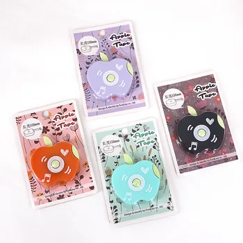 

1pcs 19228 and creative new products fruit wheat CD tape measure Apple molding tape 1.5m plastic tape measure