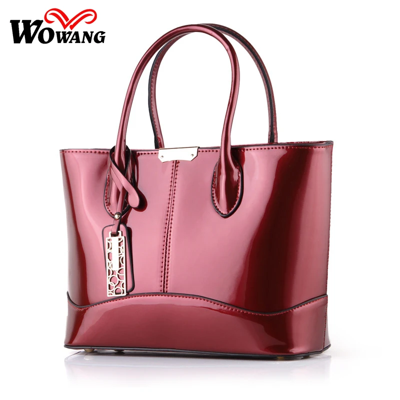  2017 Fashion Women Bag PU Leather Casual Women Handbag Brand Bag Simple Women Shoulder Bags Patent Women Messenger Bags Tote 