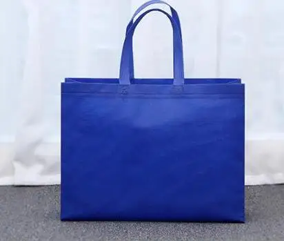 L Blue ETya, Женская Складная сумка для покупок, многоразовые, эко, большие, унисекс, тканевые, нетканые, сумки на плечо, сумка для покупок, тканевая сумка - Цвет: L Blue