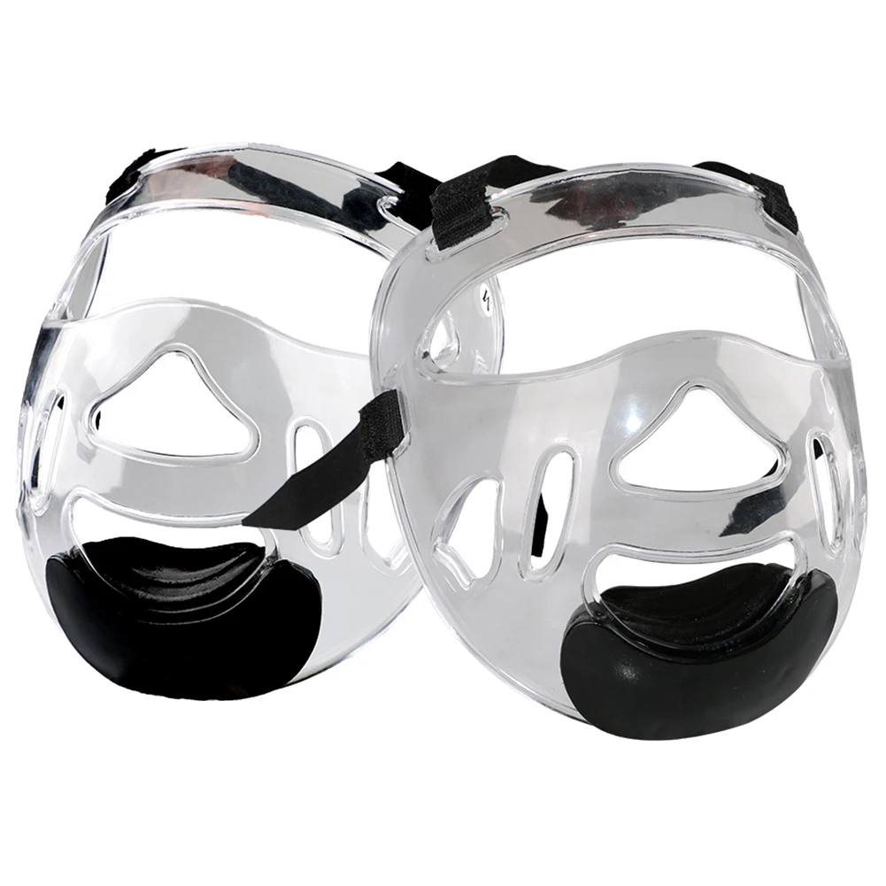 Спортивный прозрачный щиток для лица головной щит съемный шлем Тхэквондо маска Защитное снаряжение для мужчин и женщин 1 шт