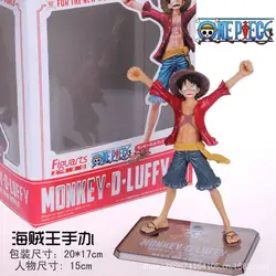 Одна деталь аниме Figuarts Zero Monkey D. Luffy ПВХ фигурка нового мира игрушки 15 см