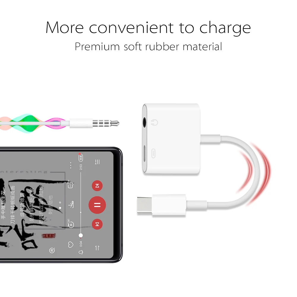 Адаптер для наушников PORTEFEUILLE Type C Hdmi адаптер Huawei Mate 10 Pro 2 в 1 двойной разъем типа 3 5