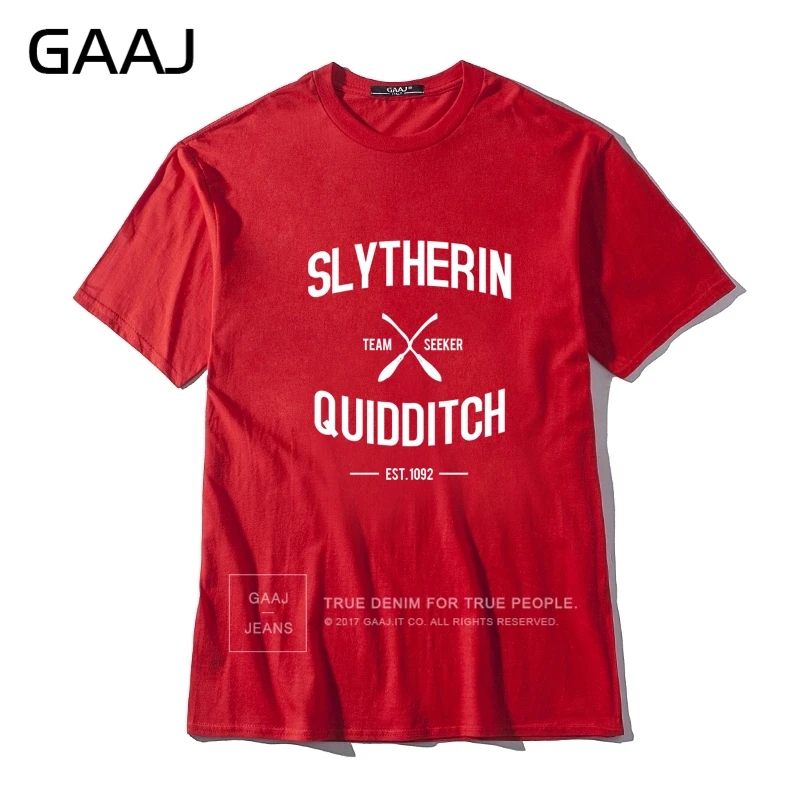 "Slytherin Quidditch Team" Футболка для женщин топы для влюбленных женская футболка тонкая женская одежда однотонная дизайнерская футболка