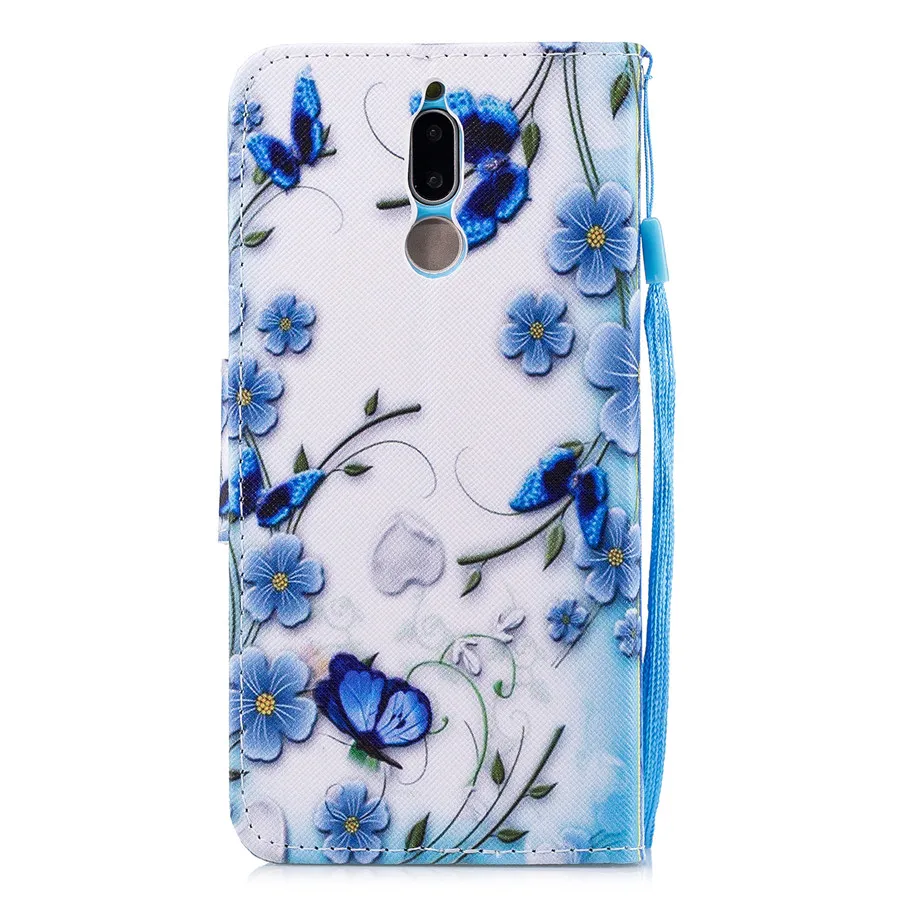 هواوي Mate20 لايت حالة جلدية قوة تحقيق الاستقرار Coque Huawei Mate 20 لايت غطاء هواوي مايت 10 لايت يغطي محفظة فليب حامل للهاتف الحالات