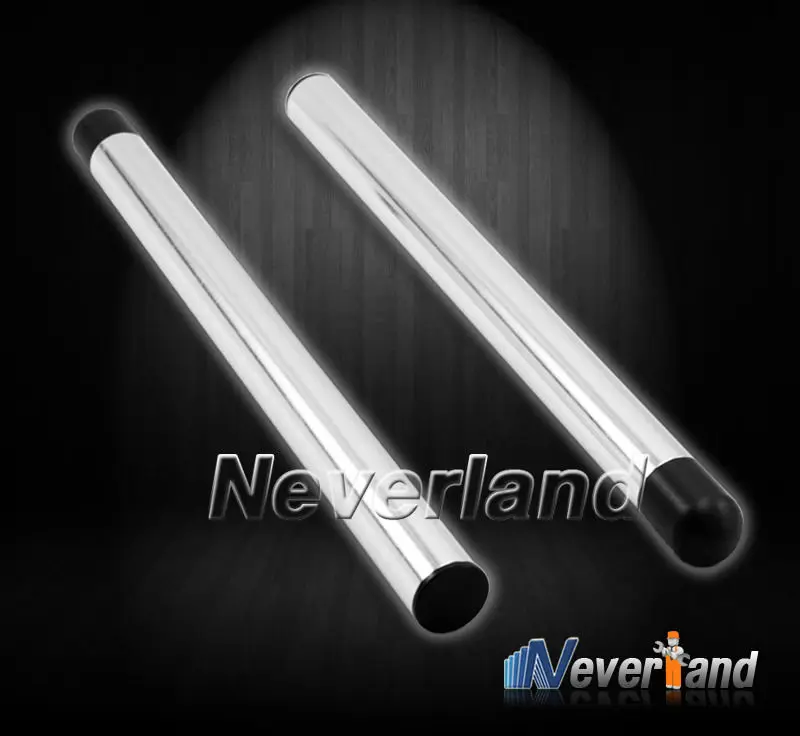 

2 pcs Motorcycle Universal Vortex Clip on ons Clipon Replacement Handle Bar Handlebars Tube Silver Freeshipping D10