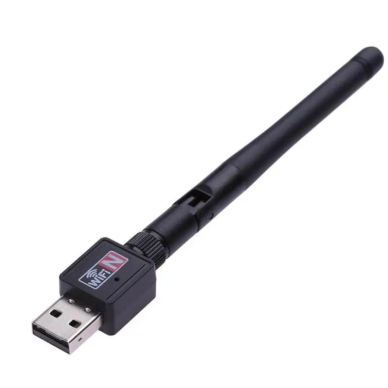 ALLOYSEED мини-usb Wi-Fi адаптер 300 Мбит/с Антенна ПК USB беспроводной адаптер Wi-Fi сетевая карта 802.11b/n/g с антенной