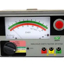 DY4102 сопротивления заземления тестер, аналоговый, земля Измеритель сопротивления 1000 Ом