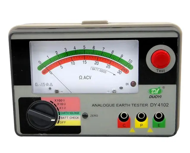 DY4102 ground resistance tester, Analog, earth resistance meter 1000