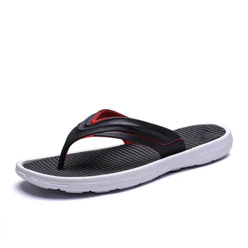 

Men Beach Flip Flops 2019 Summer Flat Shoes Comfortable Sole Slip-on Male Fashion Sandals Men Casual Flip Flop Slippers SH022807