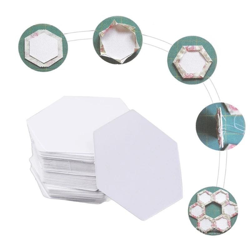 300 Papier Vormen Acryl Quilt Sjabloon Quilten Set Kit - Patchwork Craft Naaien Kit