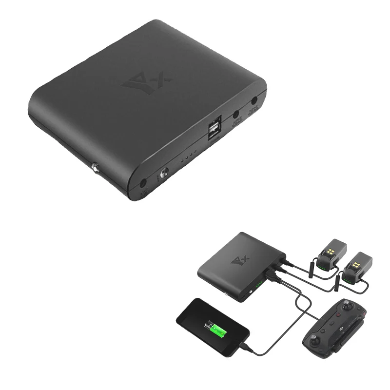 4in1 Drone Mobile Power Battery Charger usb port Remote Controller Charging Bank For DJI Mavic spark Drone Accessories 1 (5)