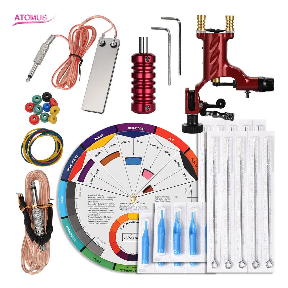 

Tattoo Machine Maquillaje Permanente Principiante Kit Tatto Maquina Tatuagem De Rotary Tattoo Machine Set Tatuaje Profesional