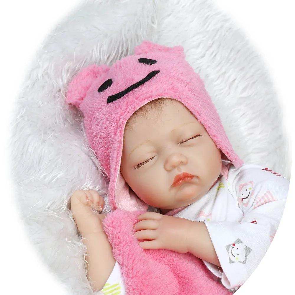 22inch Soft Silicone reborn baby doll toys newborn boy 55cm sleep baby