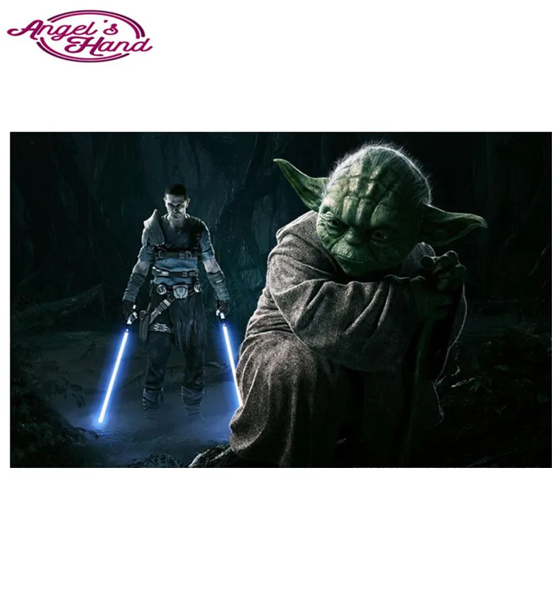 5D DIY diamond Painting Star Wars Hand Painted Unique Home Decor 3d