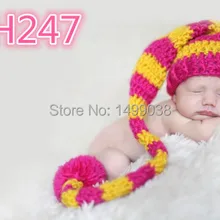 Детские шапки Шапки Костюм Опора Младенческая малышей Вязание вязать животных Шапка-бини ручной работы Детская меховая шапка