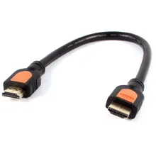 30 см/1" черный удлинитель HDMI Мужской к HDMI Мужской m/m соединительный кабель
